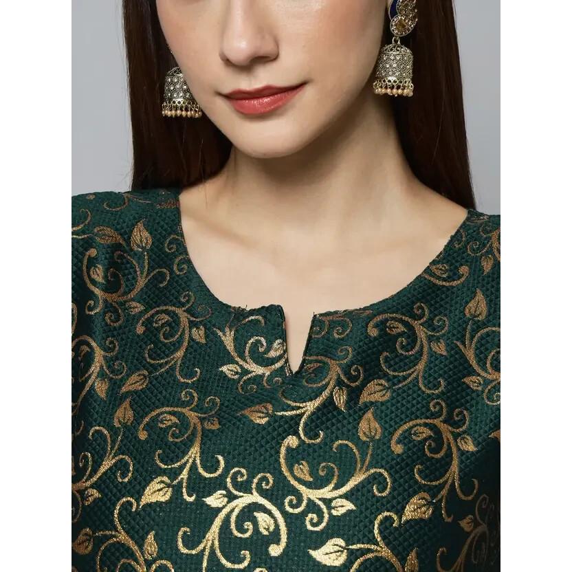 Damen Salwar Kameez Set Baumwolle Seide Indische Partykleidung Oberteil Tunika Designer Kurti VSO-1756 c