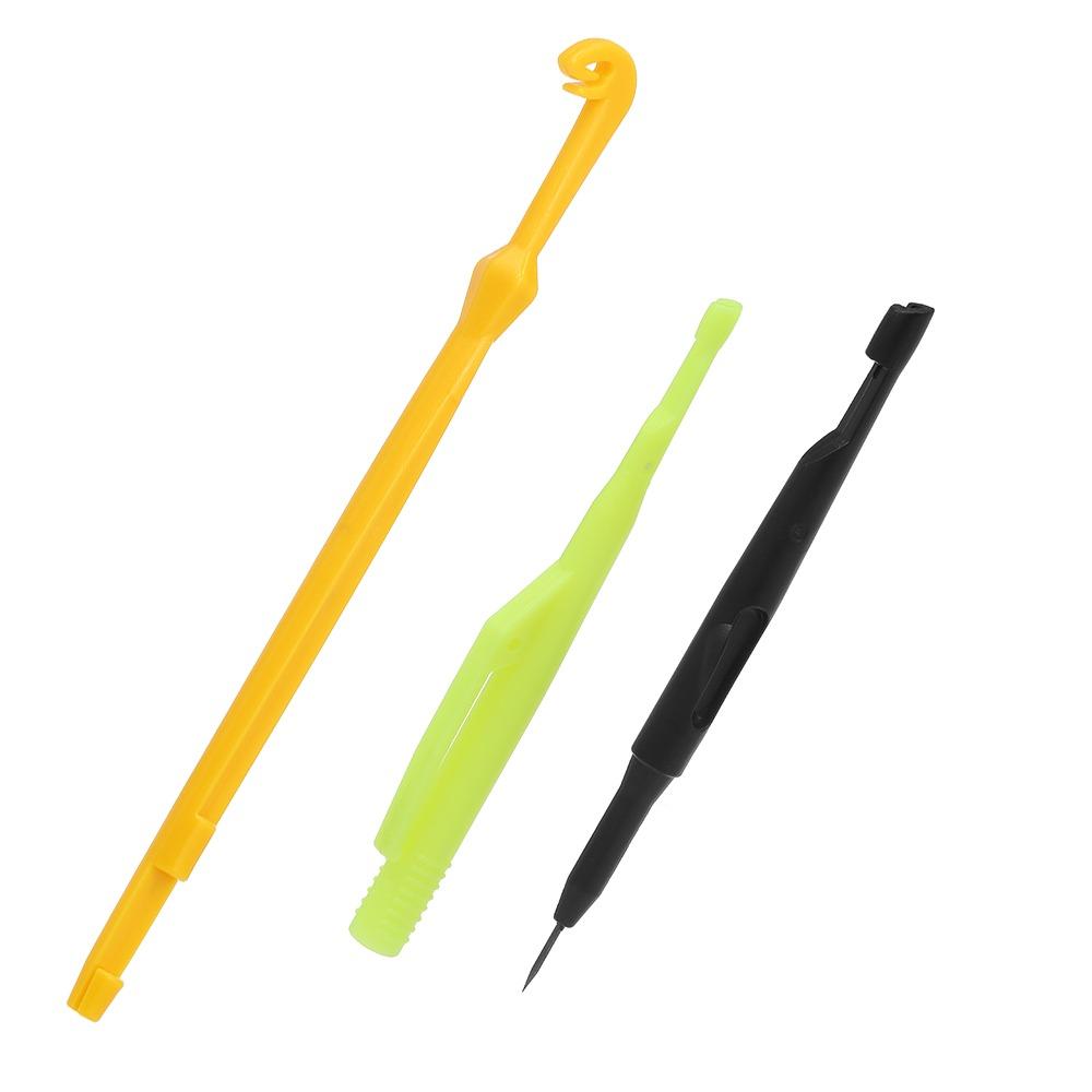3 Sets Loop Tyer Fish Hook Tying Tools Knot Picker Fishing Knot Picker For Anglers