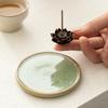 Lotus incense insert ceramic incense insert tray incense rack, line incense tray incense burner household aromatherapy incense holder indoor incense