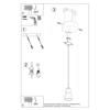 Qubic hanging lamp black