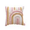 Pink Tufted Heart Throw Pillow - Girlish Cushion for Sofa, Bed, or Bay Window Decoration