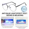 Blue Ray Blocking Anti-Blue Light Glasses Ultralight Metal Frame Eyewear Eye Protection Optical Spectacle Eyeglass Office