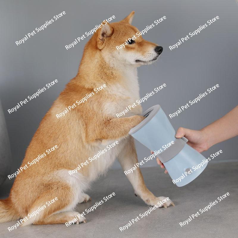USB rechargeable pet foot washer electric dog paw washing cup automatic dog foot washing cup pet supplies