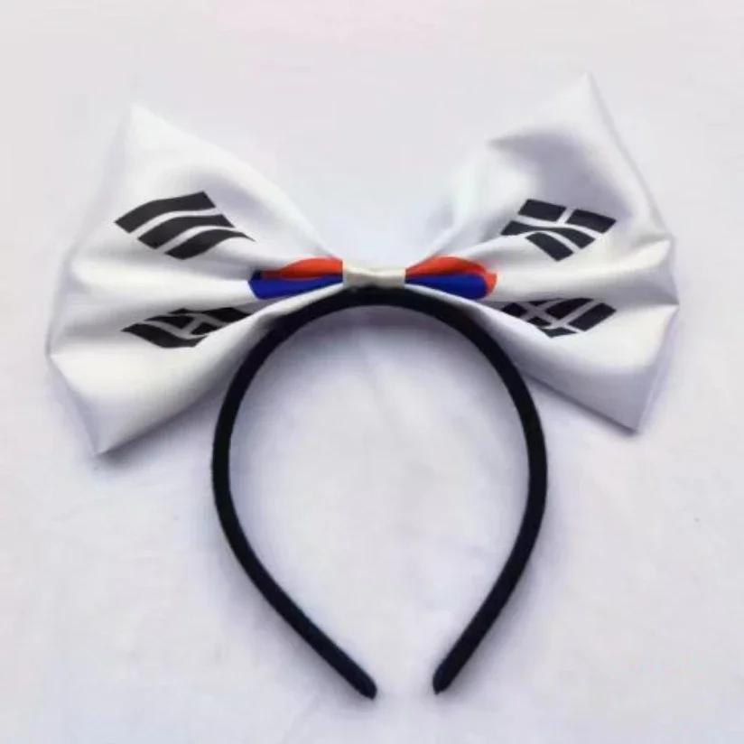 1 Stück Schleifen-Stirnband mit Flaggenmuster Niederlande, Australien, Südkorea, Frankreich, Vereinigte Staaten, Vereinigtes Königreich, Kanada, Italien