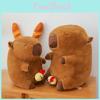 Cute Capybara Plush Toy Chick Retractable Stuffed Animal Water Guinea Pig Doll Adorable Ugly Doll Wholesale Factory