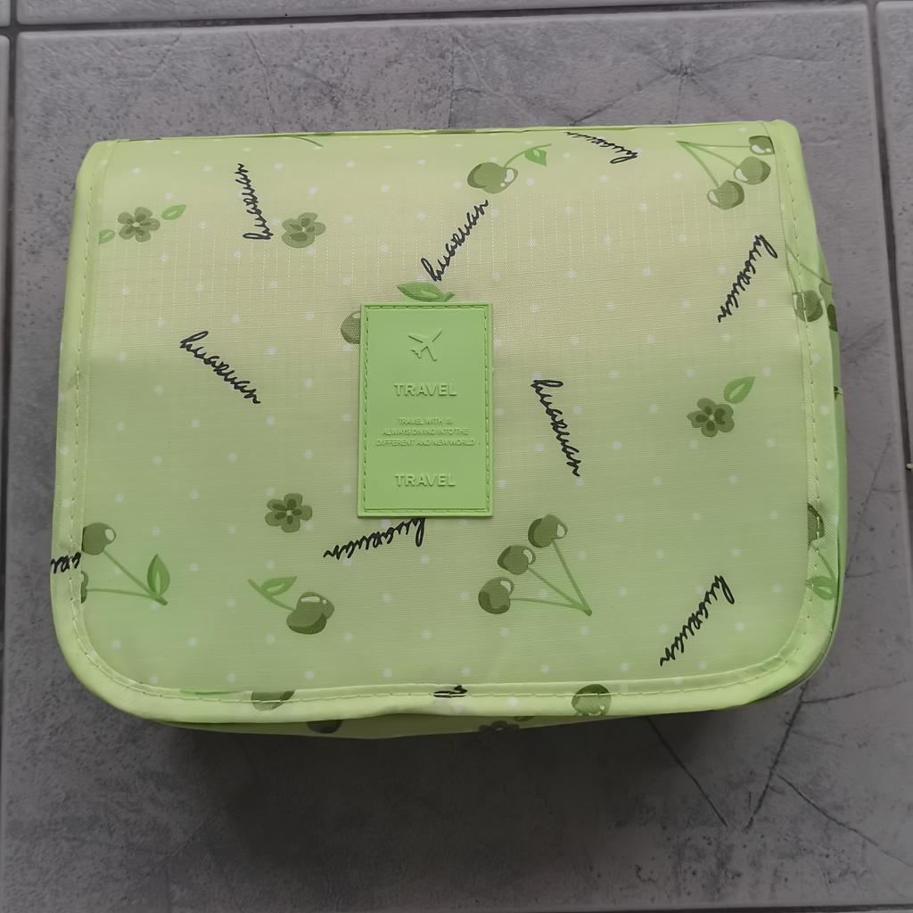 Cosmetic Bag Women Travel Pouch Waterproof Toiletries Beauty Organizer Ladies Bathroom Neceser Makeup Storage Bag With Hook Wash