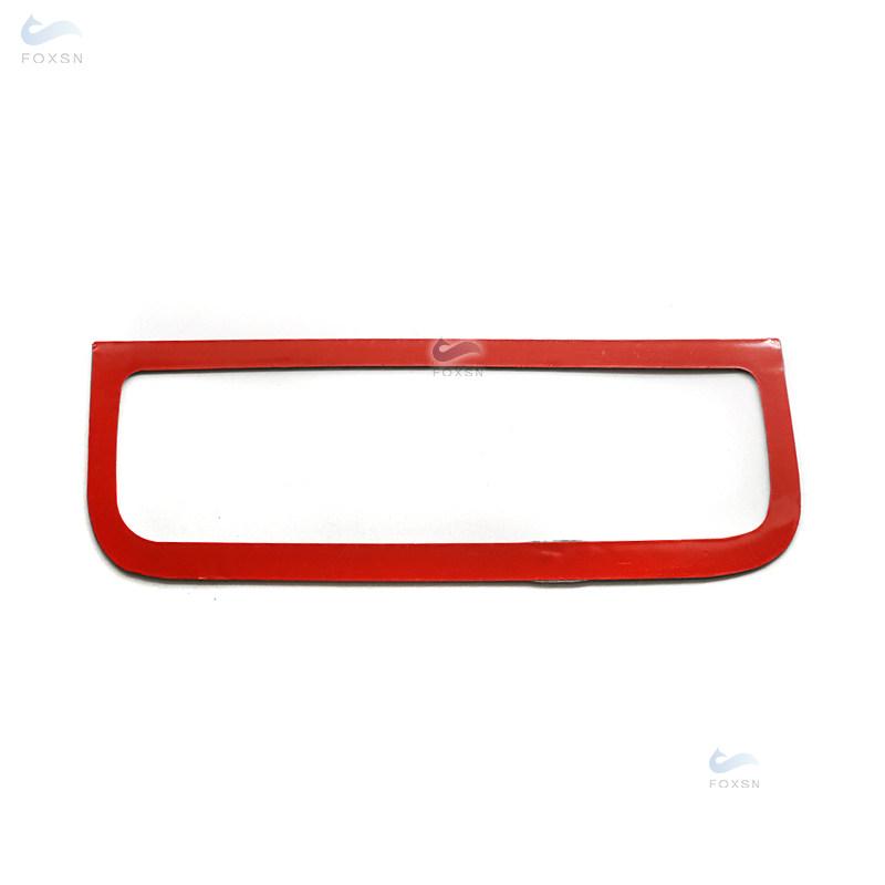 Carbon Fiber Car Accessories Interior Center Control Air Condition Switch Cover Trim For VW Touareg 2011 - 2015 2016 2017