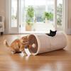 For Self Entertainment & Relaxation Foldable Plush Cat Tunnel Seasons Universal Dirt-resistant Pet Supplies Pet Cat Plush Tunnel