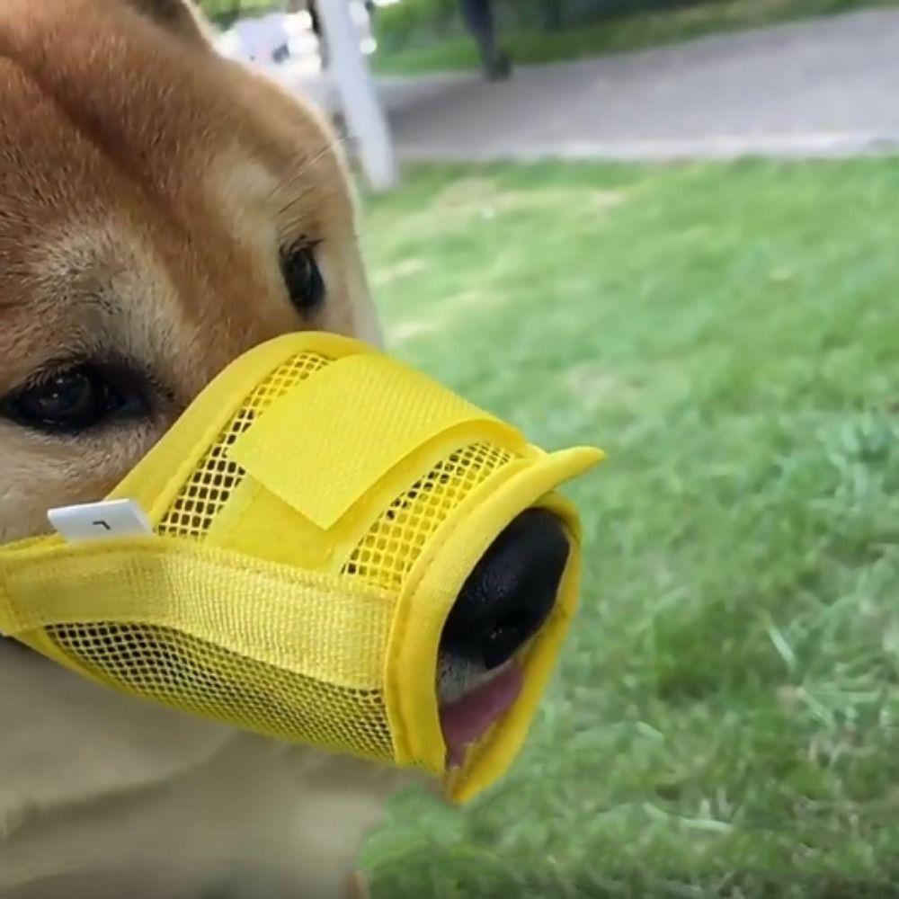 Bite Chew Dog Muzzle Adjustable Dog Mouthpiece Dog Accessories Dog Mouth Cover  Walking