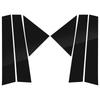 6pcs/set Car Pillar Posts Door Window Trim Stickers for Kia Pegas/Soluto 2017 2018 2019 2020 2021 2022 Auto Decorations Accessories