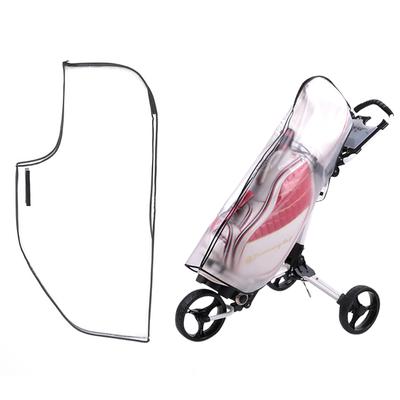 PVC Golf Bag Rain Cover with Hood Clear Golf Cart Travel Bag Golf Pole Bag Cover Golf Trolley Rain Bag Outdoor Sporting Supplies