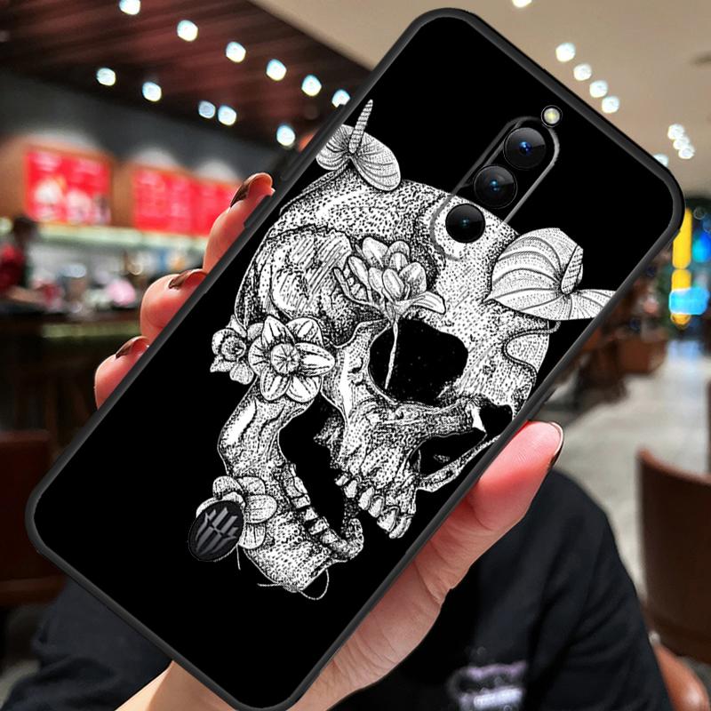 Gothic Skull Case For Nubia Red Magic 9 Pro 8 Pro 8S Pro Plus Red Magic 6 7 6S 7S Pro 5G 5S 6R Cover