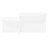 Coffee Table White 100 x 50 x 40 cm Engineered Wood