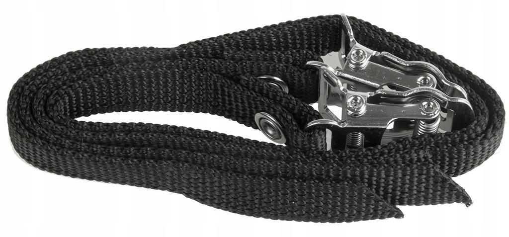 Black Webbing Bicycle Pedal Toe Straps Lxd 205P