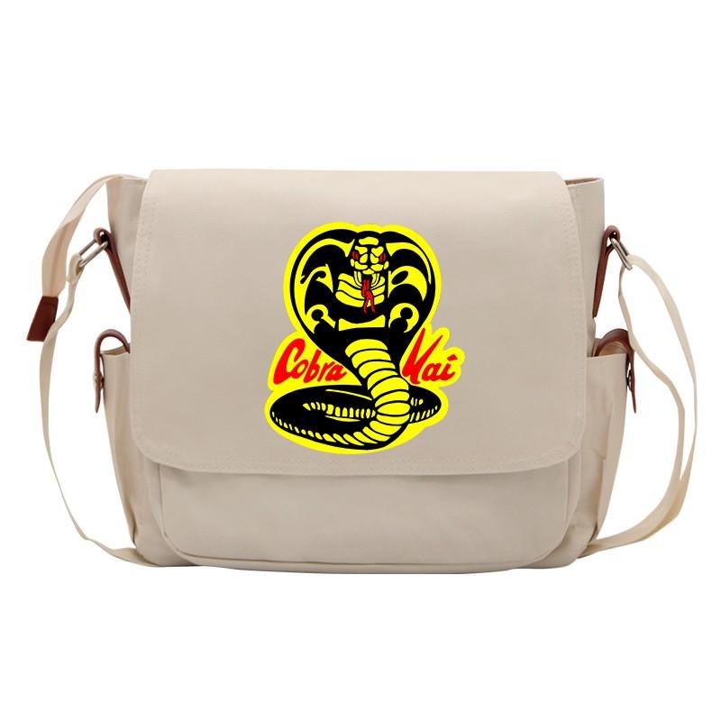 Cobra Kai Anime Crossbody Bag Oxford Cloth Large Capacity Casual Shoulder Students