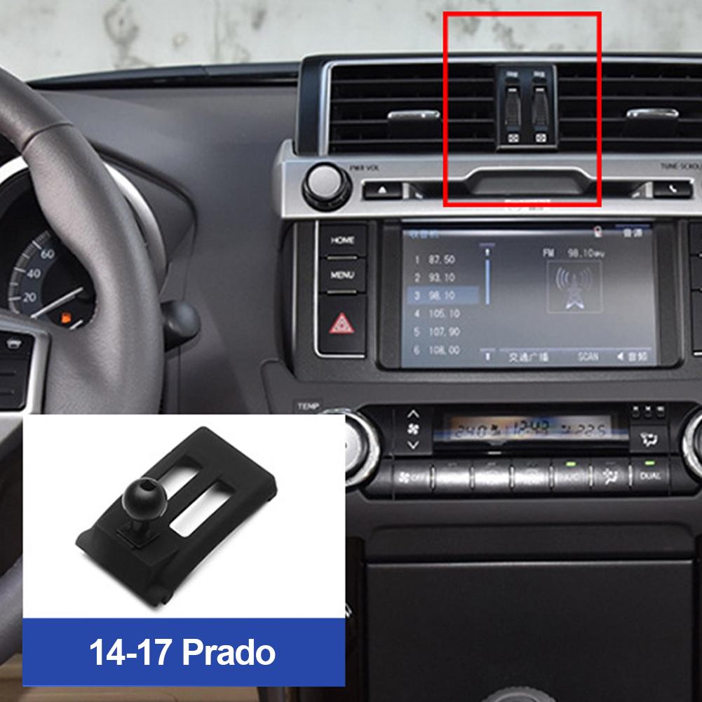 Biltilbehør Interiør Telefonholder Base For Toyota Corolla Camry CHR RAV4 Avalon Prado Highlander 4RUNNER Uten Brakett