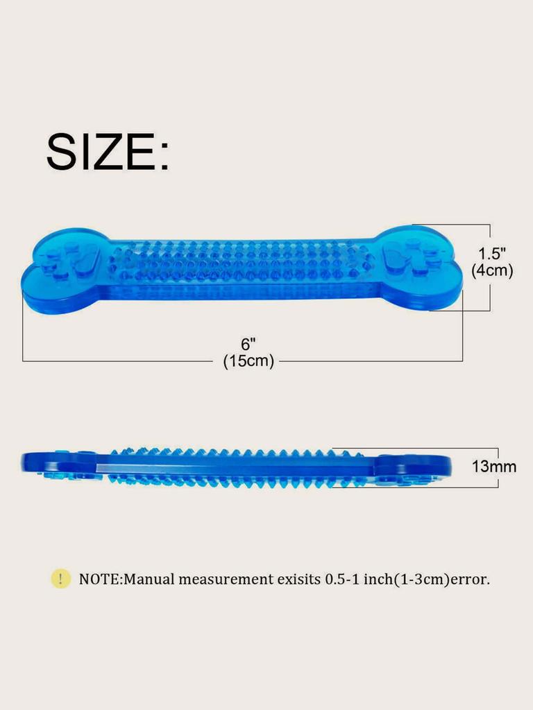 1pc Fun Cute Dog Toys for Aggressive Chewers Durable Multi-Layered Dog Toy for Enrichment Play Dental Care - with Textured Body