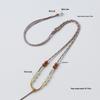 Exquisite Jade Pendant Necklace with Thin Red Rope for Men and Women