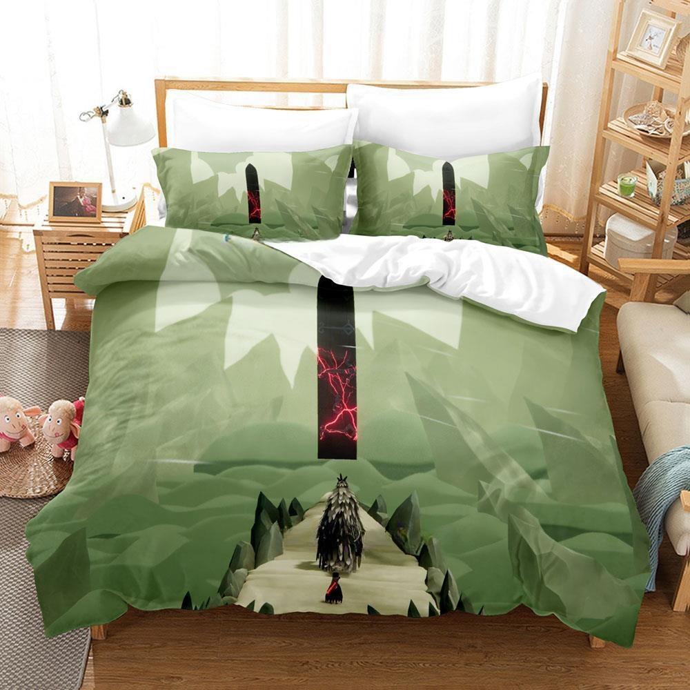 Game Death's Door Bedding Set Single Twin Full Queen King Size Bed Set Teenager Bedroom Sheet set 3D Print Anime bed sheet set