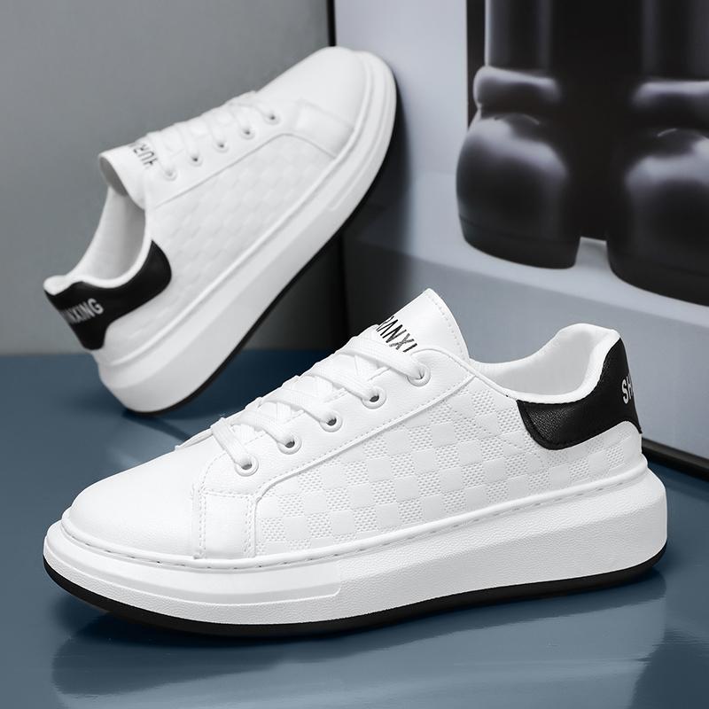 men's comfortable outdoor sports shoes summer mesh shoes Breathable thick sole small white shoes casual shoes tenis masculino