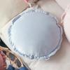 Ins Nordic Simple Round Cushion Cute Sofa Pillow Super Soft Waist Pillow Bay Window Girl Room Decor Pouf  Lace Pleated Futon