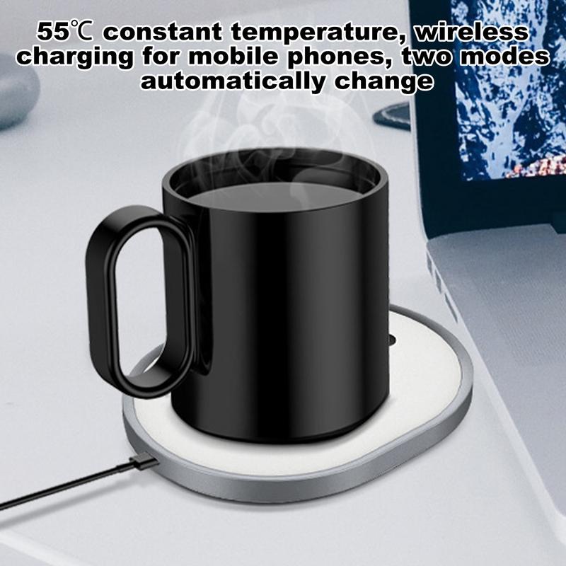 Cordless Coffee Warmer Smart Wireless Mug Warmer Coffee Cup Warmer Fast Coffee Warmer Mug Heater For Desk Or Coffee Table