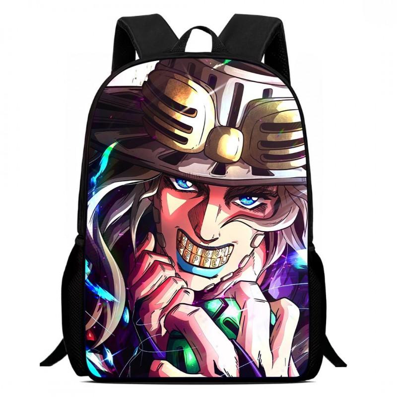 Zaino Scolastico per Bambini del Cartone Animato JoJo's Bizarre Adventure Leggero Ergonomico a Doppia Spalla Con Disegno Stampato Voti