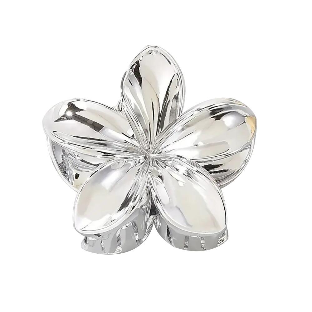 Acrylic Frangipani Flower Hair Claws Hair Accessories Hairpin Sweet Hair Gripper  Daily