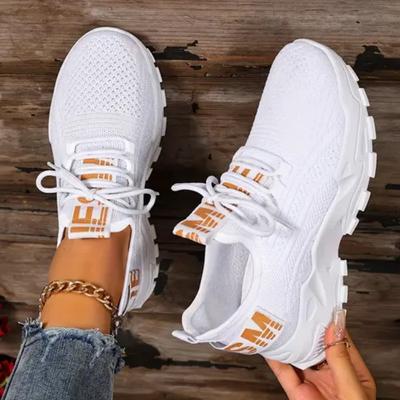Damen One-Step Sneakers - Atmungsaktive Laufschuhe - Fitness, Walking, Alltagsschuhe - Leichtes Low-Cut-Design, Casual und formell zum Ausgehen