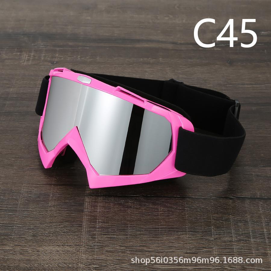 Painted Off-road Motorcycle Goggles, Retro Harley, Locomotive Outdoor Sports Riding Goggles, Ski Eyes