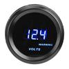 2in 52mm Car Voltage Meter Digital Black Shell Digital Display Voltage Gauge 12V
