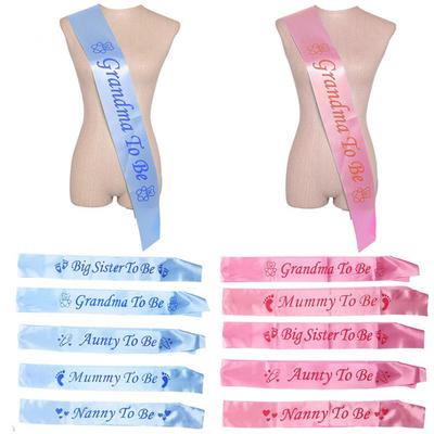 Babyparty-Schärpe, Partydekoration, werdende Mutter/Oma/Tante/Kindermädchen/große Schwester
