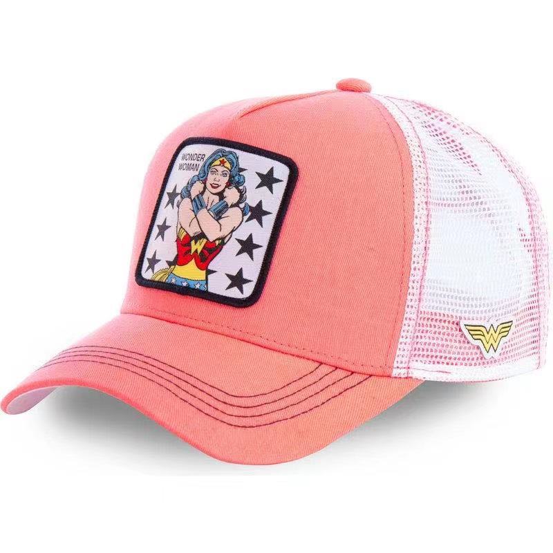 Woman Anime Net Hat Cartoon Net Hat Men's and Women's Baseball Caps