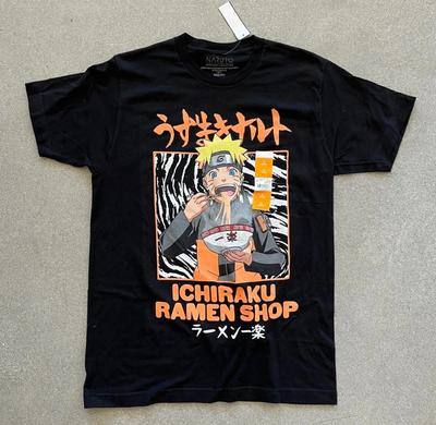 Naruto Uzumaki Ichiraku Ramen T-Shirt Vintage Japanese Anime Graphic Tee