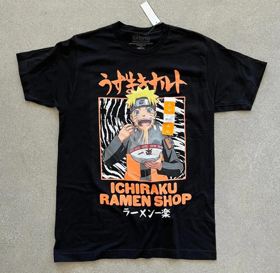 

Винтажная футболка с графикой японского аниме Наруто Узумаки Ичираку Рамен S