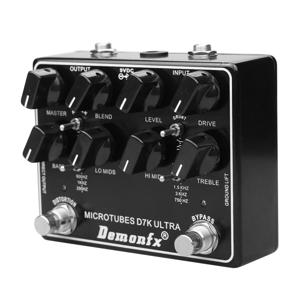 Demonfx Microtubes D7K Ultra Bass Preamp Overdrive Distortion