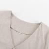 2025 Summer Women's V-Neck French Lace Patchwork Dress - Comfortable, Loose, and Stylish Short Skirt