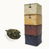 2pcs Seaweed Woven Cube Basket Organizer Boxes Bin for Drawers Desktop