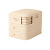 Three Layer Wardrobe Clothing Organizer Large Capacity Storage Bag for Quilt Blanket Compression and Packing with Zipper and Handles