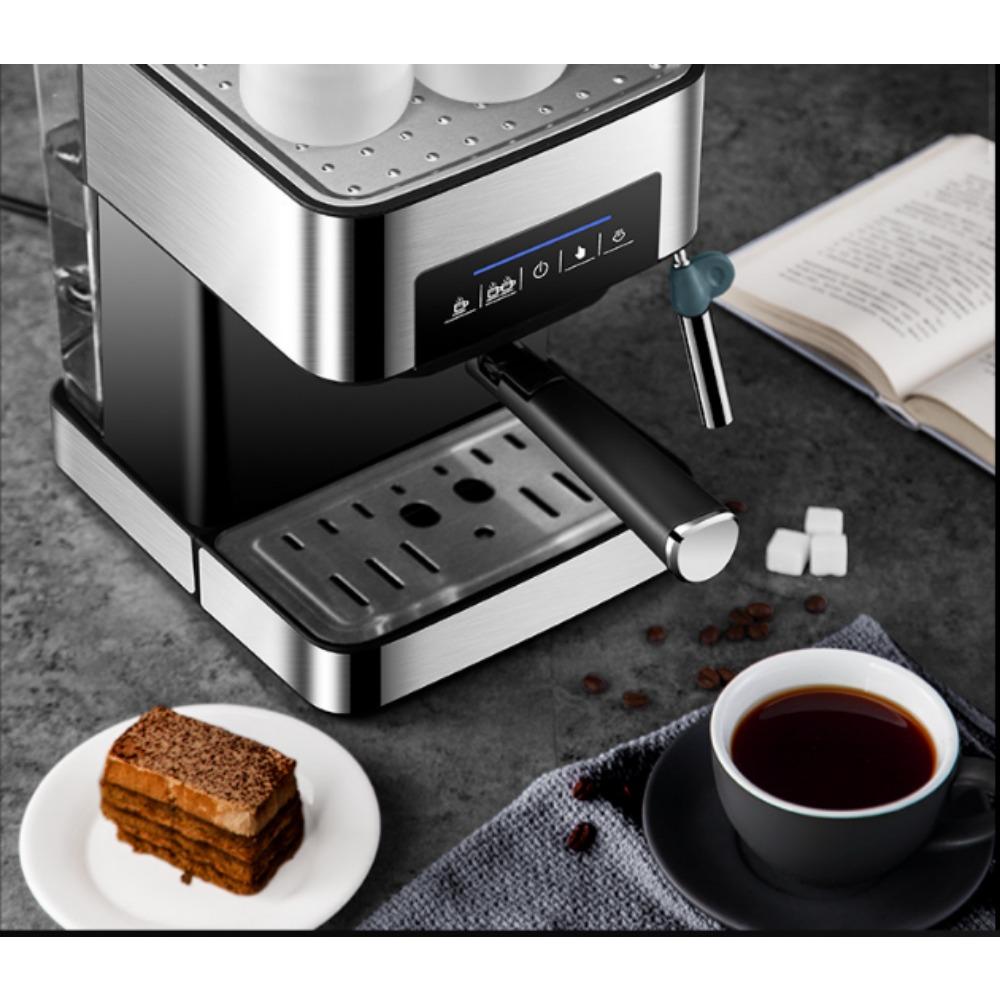 Aparat de cafea italiană, de uz casnic, mic, semi-automat, de înaltă presiune, cu spumă de lapte, aparat de cafea de birou