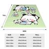 Custom Cute Dudu Blankets Warm Flannel Throw Blanket For Bedding Couch Quilt