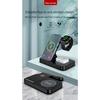 4-in-1 Kabelloses Ladegerät Ständer 15W Schnelllade Dock Station Kompatibel für Airpods Pro Iphone Samsung Galaxy