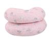 Pregnancy Pillow Type C Removable Cover Pillow for Pregnant Women, for Feeding - Pink Bunnies