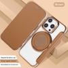 Cards Bag Wallet Leather Case for iPhone 16 Pro Max 15 Plus 14 13 12 for Magsafe Magnetic 360 Rotating Kickstand Flip Book Cover