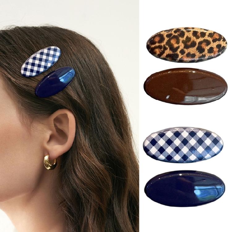 1 Paar Übergroße Leopard Haarspangen Für Damen Mode Kunststoff Haarspangen Perfekt Für Lockiges Glattes Oder Kurzes Haar