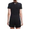 Adidas Foil Print Round Neck Sports T-Shirt Women Tops Black DW5723