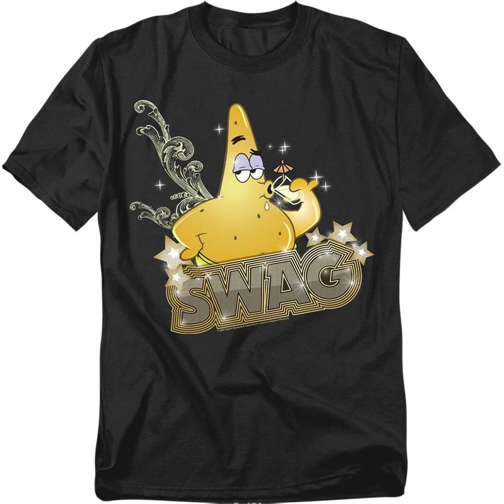 SPONGEBOB SQUAREPANTS PATRICK HAS SWAG Licensed Adult Graphic Tee Shirt SM-5XL M