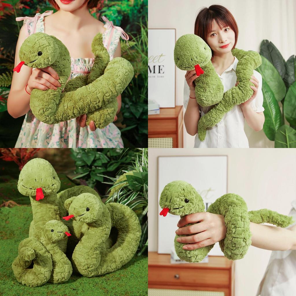Adorable Steve Snake Plush Toy Realistic Stuffed Animal For Kids And Collectors
