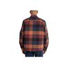 Timberland Fitted Check Print Square Neck Long Sleeve Shirt Men shirts Brown A6G5S-J60
