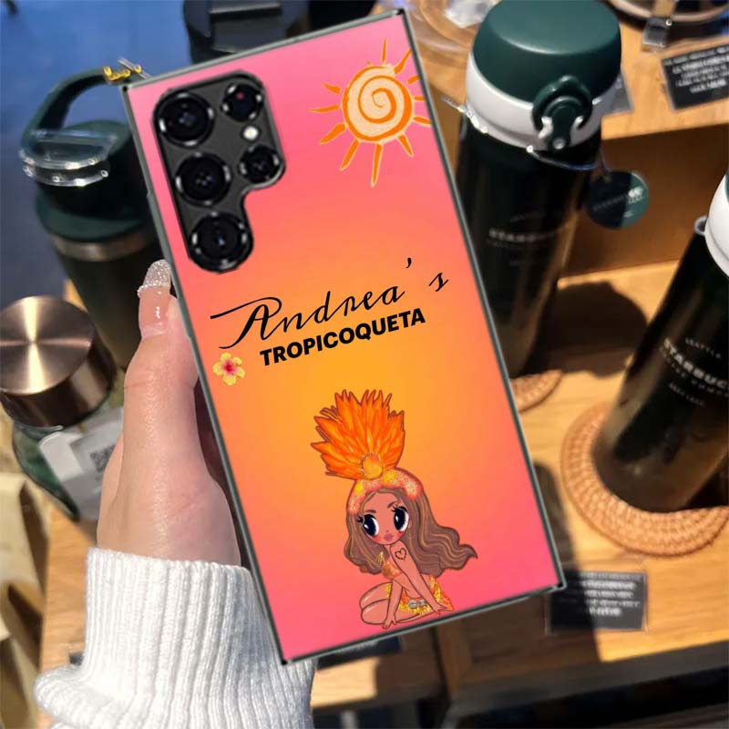 K-Karol G Tropicoqueta Cases Phone Case for Samsung Galaxy S26 Ultra S25 Edge S24 S23 FE S21 Plus S20 S22 S10 Cover TPU Capa She